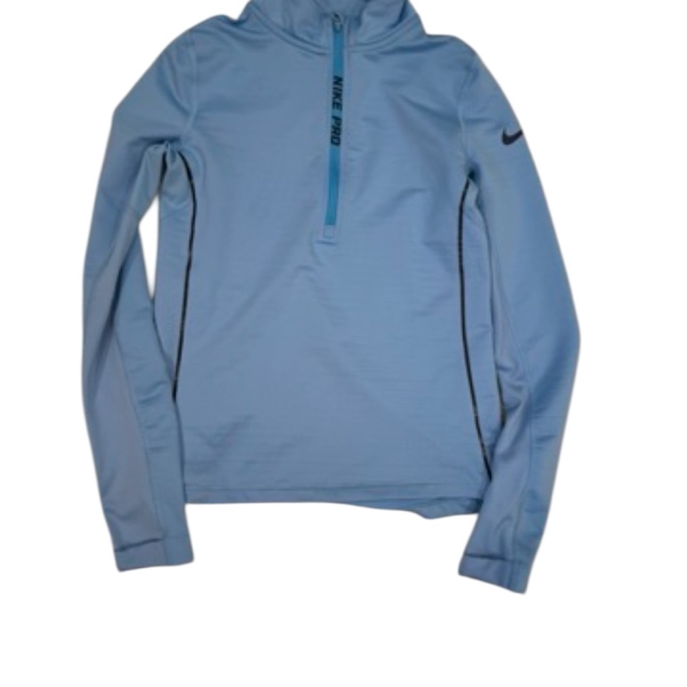 Nike blue quarter zip